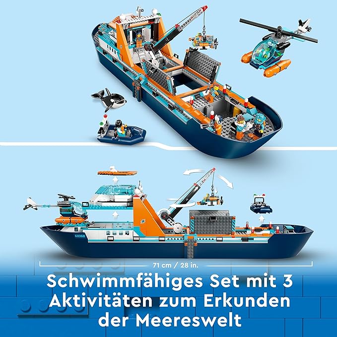 LEGO® 60368 - City Arktis-Forschungsschiff (815 Teile) LEGO® 60368 - City Arktis-Forschungsschiff (815 Teile)