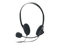 ednet Multimedia Stereo Headset mit Mikrofon 1,8m ednet Multimedia Stereo Headset mit Mikrofon 1,8m