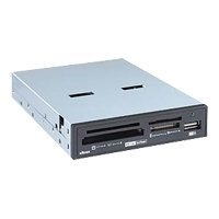 Ultron Reader UCR 75in1 + USB Port 3.5" Kartenleser Schwarz