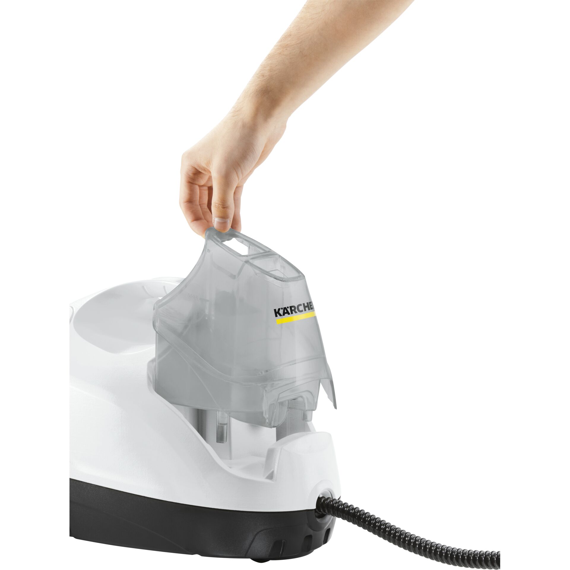 Kärcher Dampfreiniger SC 4 EasyFix, Dampfdruck: 3,5 bar, Aufheizzeit: 4 min., Leistung: 2.000 W, Flächenleistung: 100 m², 2-Tank-System: 0,5 l + 0,8 l, mit Bodenreinigungsset EasyFix, Düsen und Bezüge Kärcher Dampfreiniger SC 4 EasyFix, Dampfdruck: 3,5 bar, Aufheizzeit: 4 min., Leistung: 2.000 W, Flächenleistung: 100 m², 2-Tank-System: 0,5 l + 0,8 l, mit Bodenreinigungsset EasyFix, Düsen und Bezüge