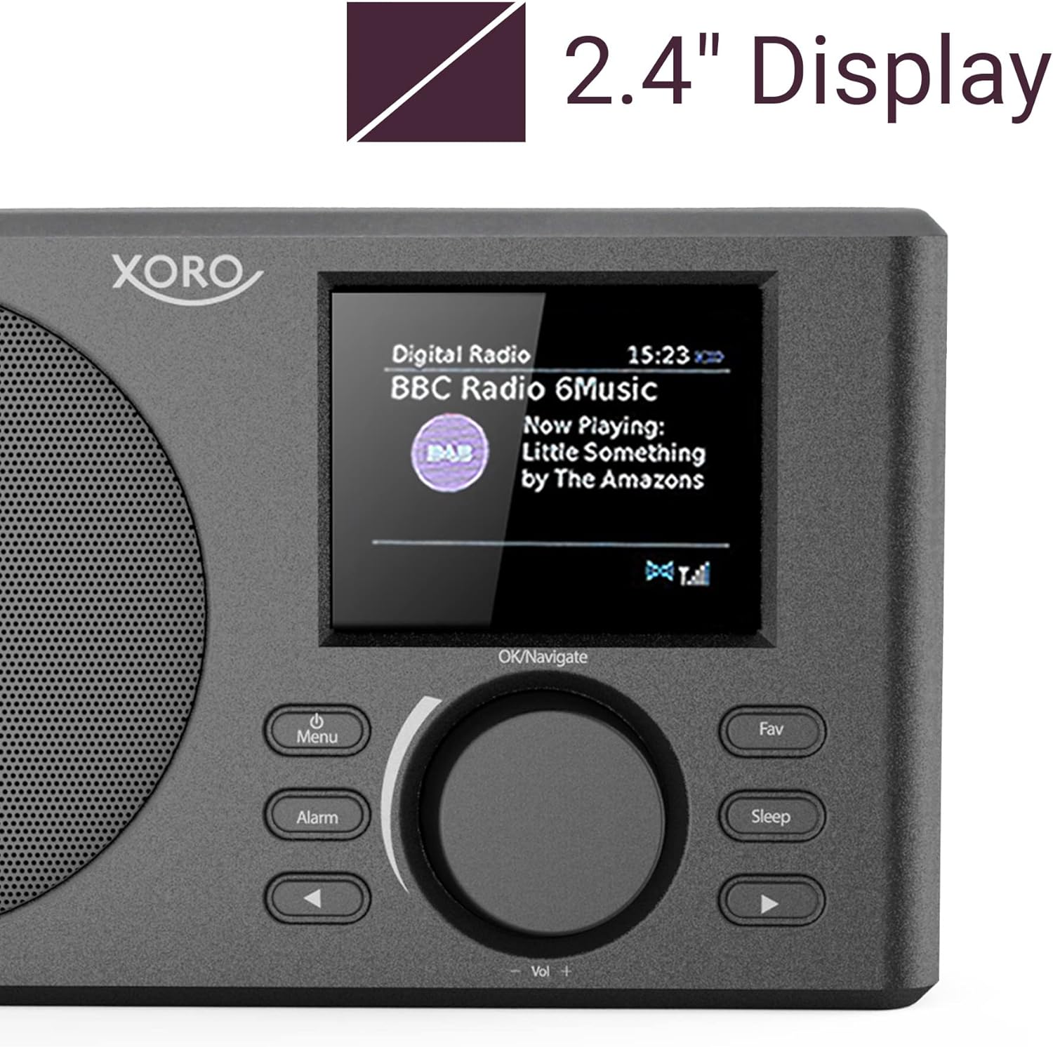 XORO DAB 150 IR - Tragbares Internet, DAB+ & UKW Radio mit Spotify Connect, integriertem Akku, WLAN b/g/n, USB 2.0 Media Player, APP Steuerung, Kopfhörerausgang XORO DAB 150 IR - Tragbares Internet, DAB+ & UKW Radio mit Spotify Connect, integriertem Akku, WLAN b/g/n, USB 2.0 Media Player, APP Steuerung, Kopfhörerausgang