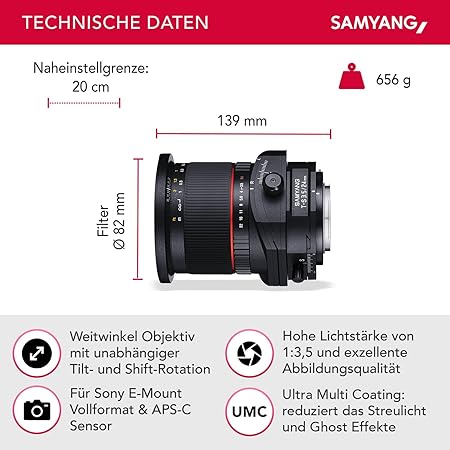 Samyang MF 3,5/24 T/S Sony E Samyang MF 3,5/24 T/S Sony E