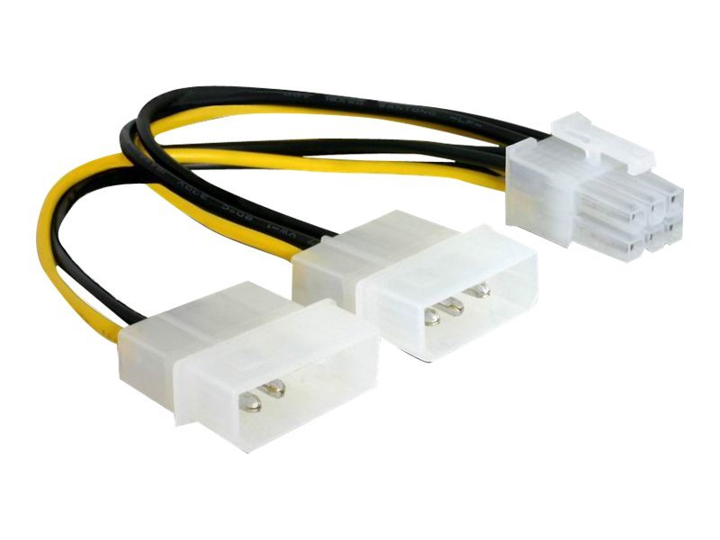 ROLINE Power Adapter 6pin PCIe VGA 0,15 m