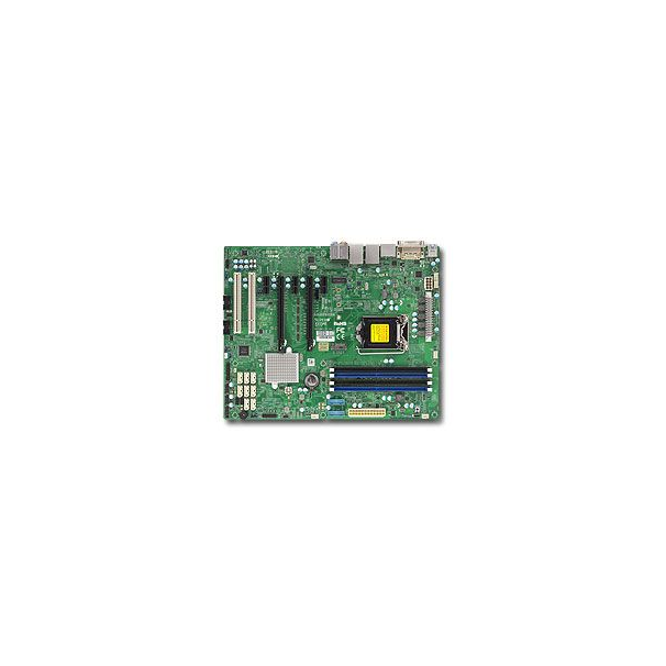 Supermicro X11SAE - Motherboard - ATX - LGA1151 Socket - C236 - USB 3.0, USB 3.1 - 2 x Gigabit LAN - Onboard-Grafik (CPU erforderlich)