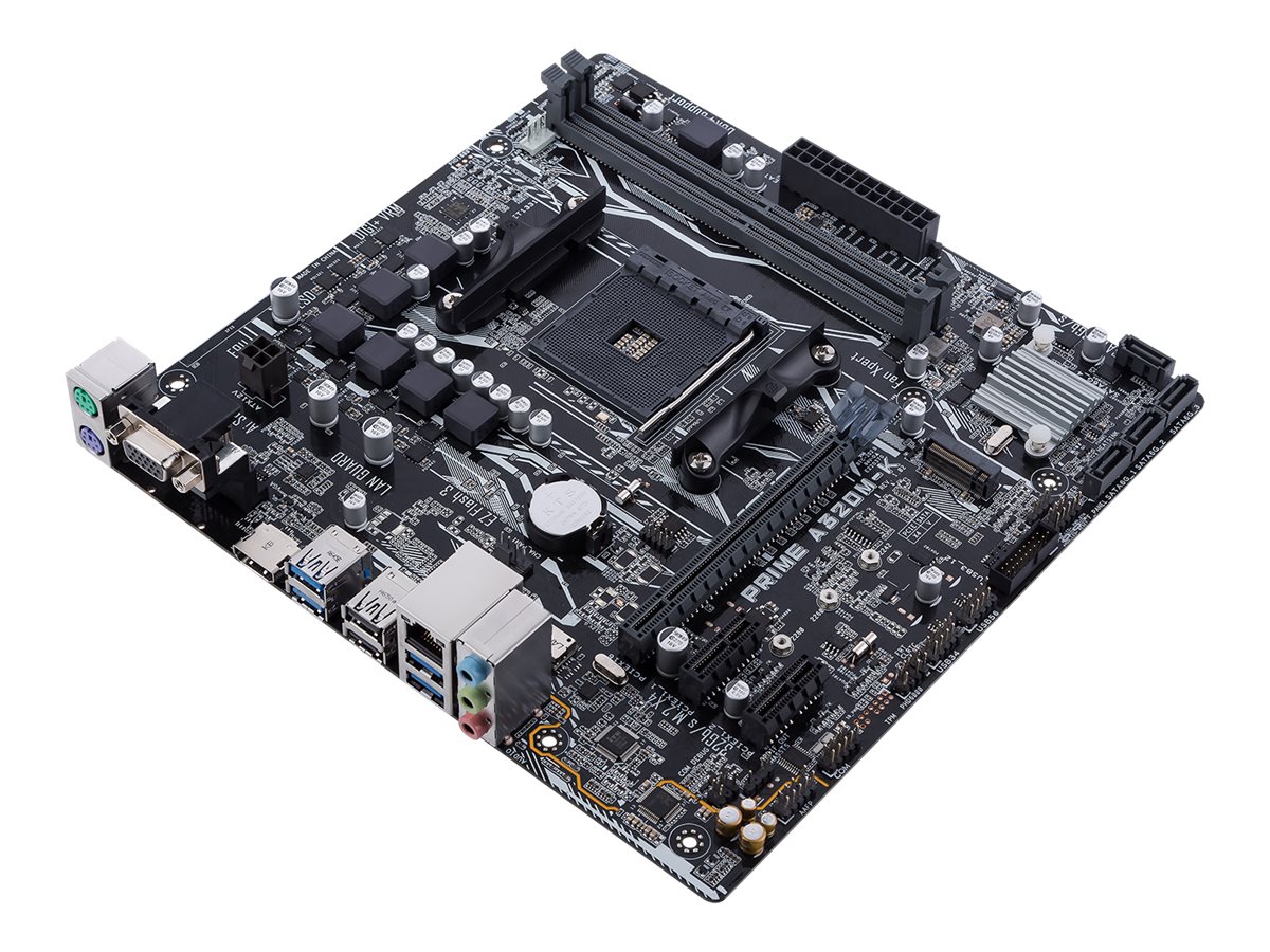 ASUS PRIME A320M-K - Motherboard - micro ATX - Socket AM4 - AMD A320 - USB 3.0 - Gigabit LAN - Onboard-Grafik (CPU erforderlich) ASUS PRIME A320M-K - Motherboard - micro ATX - Socket AM4 - AMD A320 - USB 3.0 - Gigabit LAN - Onboard-Grafik (CPU erforderlich)