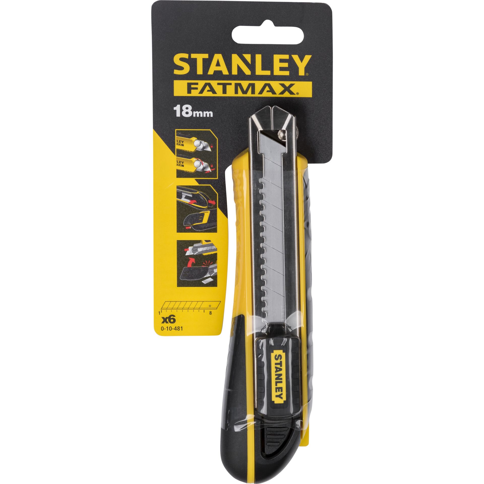 Stanley Cutter mit Magazin FatMax 18mm