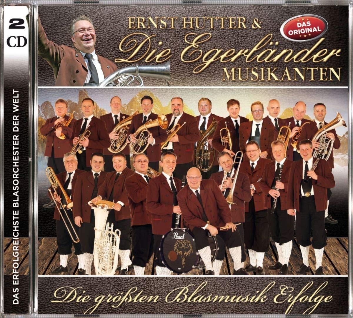 Die größten Blasmusikerfolge 2 CD - Ernst Hutter & die Egerländer Musikanten / CD