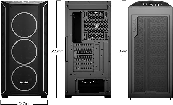 be quiet! Shadow Base 800 FX Black Midi Tower Schwarz be quiet! Shadow Base 800 FX Black Midi Tower Schwarz