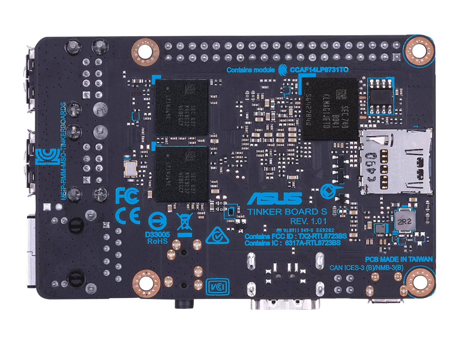 ASUS Tinker Board S R2.0 - Einplatinenrechner ASUS Tinker Board S R2.0 - Einplatinenrechner