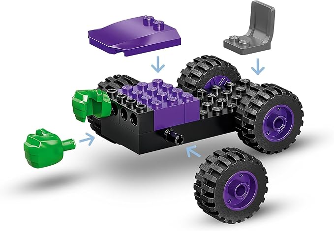 LEGO® 10782 - Marvel „Spidey und seine Super-Freunde“ – Hulks und Rhinos Truck-Duell (110 Teile)