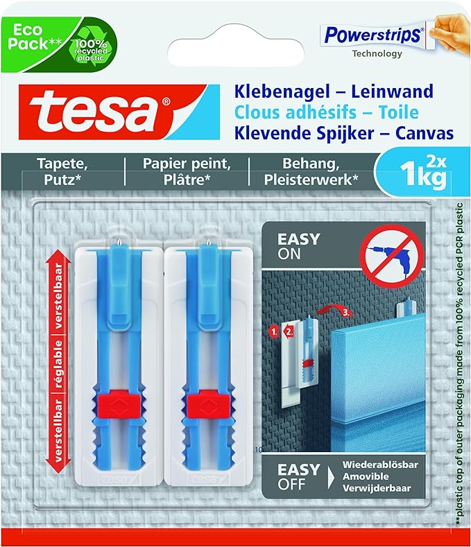 tesa Klebenagel Leinwand für Tapeten & Putz (1kg)