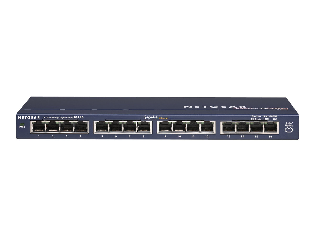 NETGEAR GS116GE GIGABIT SWITCH
