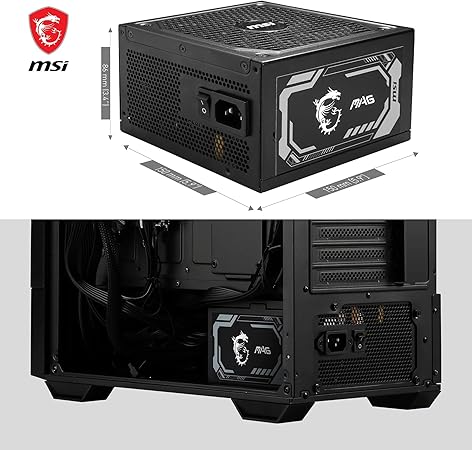 MSI PC- Netzteil MSI MAG A1250GL PCIE5 MSI PC- Netzteil MSI MAG A1250GL PCIE5