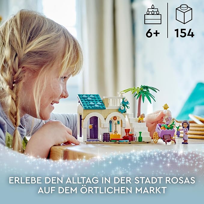 LEGO® Disney™ 43223 - Wish: Asha in der Stadt Rosas (154 Teile) LEGO® Disney™ 43223 - Wish: Asha in der Stadt Rosas (154 Teile)
