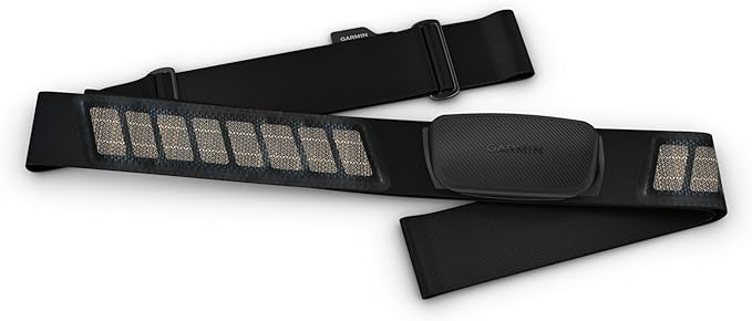 Garmin HRM-DUAL – Brustgurt zur Aufzeichnung von Herzfrequenzwerten, ANT+ & Bluetooth Technologie