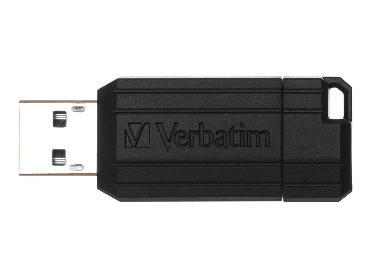 Verbatim PinStripe - USB-Stick 32 GB - Schwarz