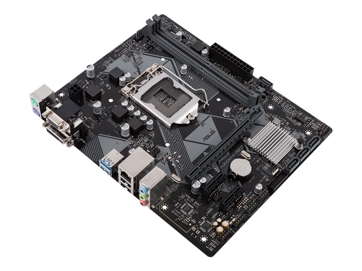 ASUS PRIME H310M-K R2.0 - Motherboard - micro ATX - LGA1151 Socket - H310 Chipsatz - USB 3.1 Gen 1 - Gigabit LAN - Onboard-Grafik (CPU erforderlich) ASUS PRIME H310M-K R2.0 - Motherboard - micro ATX - LGA1151 Socket - H310 Chipsatz - USB 3.1 Gen 1 - Gigabit LAN - Onboard-Grafik (CPU erforderlich)