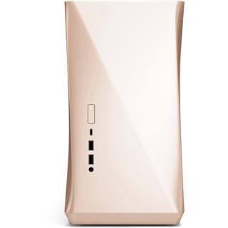 Fractal Design Era ITX - Midi Tower - PC - Aluminium - Stahl - Gehärtetes Glas - Gold - ITX - 12 cm