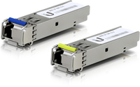 UbiQuiti U Fiber Single-Mode - SFP (Mini-GBIC)-Transceiver-Modul - GigE - 1000Base-BiDi (Packung mit 2)