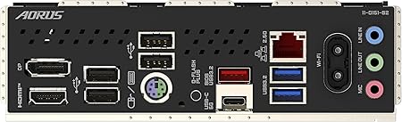 GIGABYTE B840M AORUS ELITE WIFI6E Mainboard – AMD Ryzen 9000 Prozessoren, 10+2+2 Phasen VRM, bis zu 8200 MHz DDR5 (O.C.), 2 x M.2 PCIe 4.0, Wi-Fi 6E, 2.5 GbE LAN, USB 3.2 Gen 2