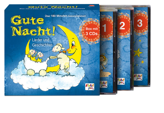 Gute Nacht! - Lieder und Geschichten - 3er CD Box