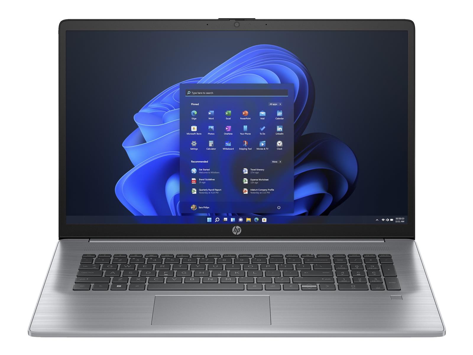 HP 470 G10 Notebook - Intel Core i7 1355U / 1.7 GHz - Win 11 Pro - GF MX550 - 32 GB RAM - 1 TB SSD NVMe - 43.9 cm (17.3")