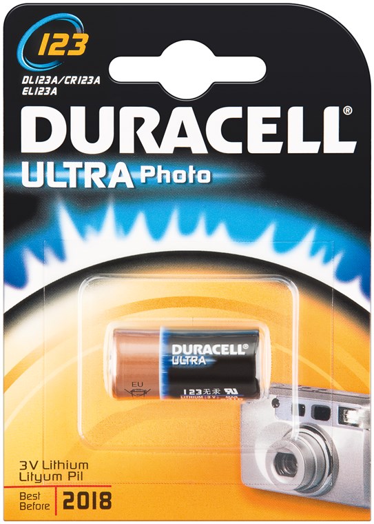 Duracell 123106 Haushaltsbatterie Einwegbatterie CR123A Lithium