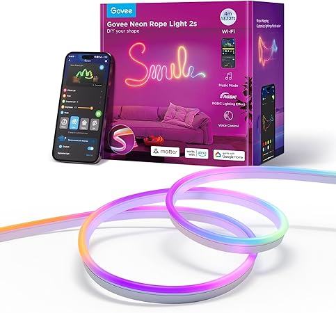 Govee RGBIC LED Neon Strip Light 4,0m white