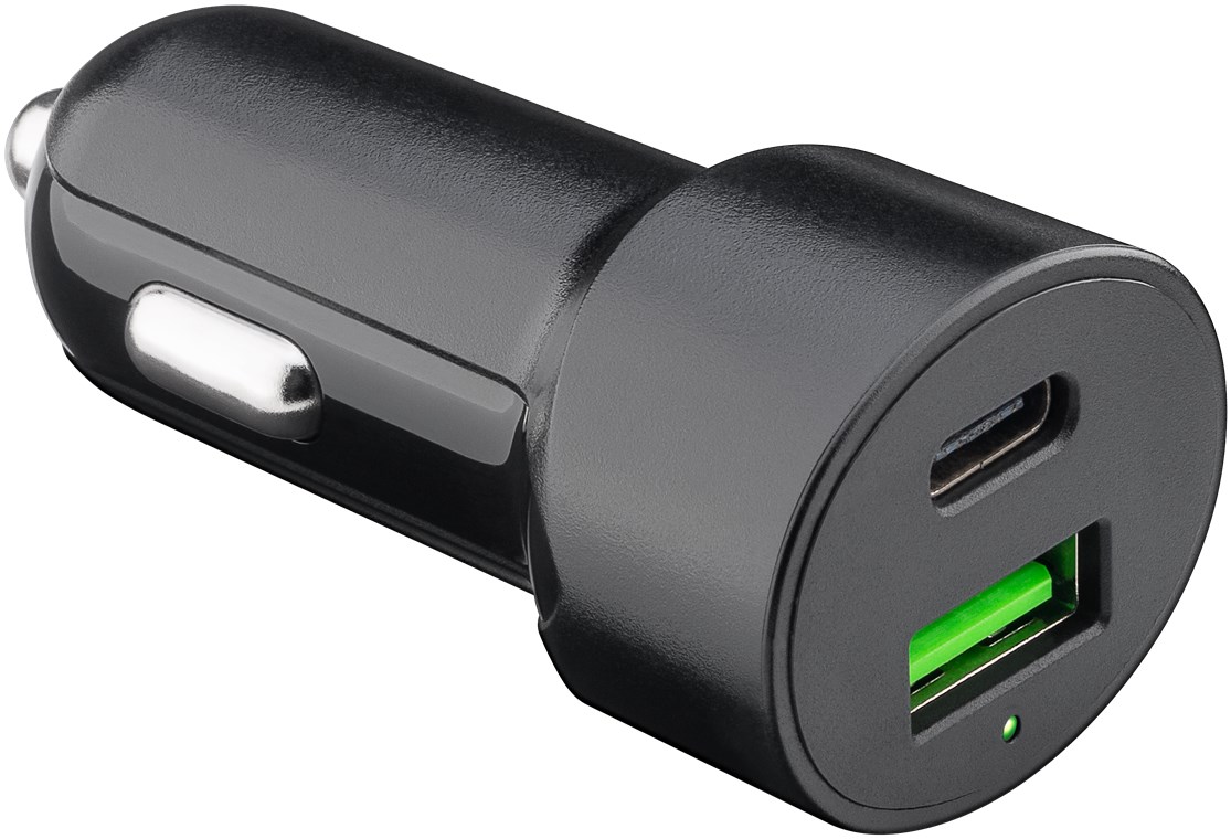 Dual-USB Auto-Schnellladegerät USB-C™ PD (Power Delivery) (48 W) Dual-USB Auto-Schnellladegerät USB-C™ PD (Power Delivery) (48 W)