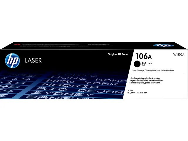 HP 106A Schwarz Original Laser Tonerkartusche