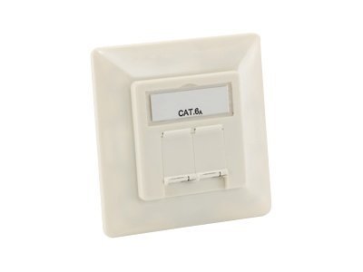 Equip Cat.6A Deutsche Modulblende Frontplatte, 5pcs/pack