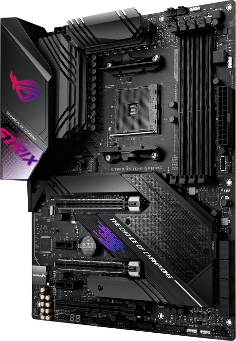 ASUS ROG Strix X570-E Gaming - Motherboard - ATX - Socket AM4 - AMD X570 Chipsatz - USB-C Gen2, USB 3.2 Gen 1, USB 3.2 Gen 2 - Bluetooth, Gigabit LAN, 2.5 Gigabit LAN, Wi-Fi - Onboard-Grafik (CPU erforderlich)