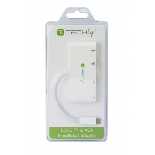Techly Externer Videoadapter - USB-C 3.1 - VGA