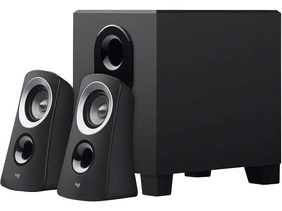 Logitech 980-000413 Lautsprecherset 25 W PC Schwarz 2.1 Kanäle 5 W