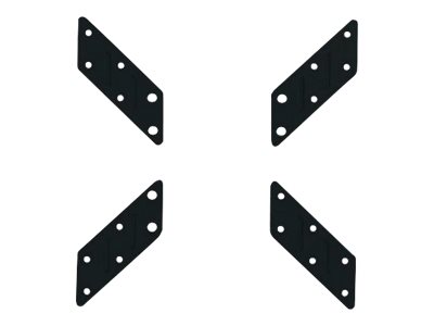 Techly Montagekomponente (VESA-Adapter) - kaltgewalzter Stahl