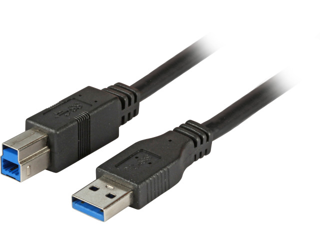 EFB Elektronik K5247SW.3 USB Kabel USB 3.2 Gen 1 (3.1 Gen 1) 3 m USB A USB B Schwarz