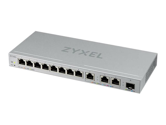 ZyXEL XGS1250-12 - Switch - managed - 8 x 10/100/1000 + 3 x 100/1000/2.5G/5G/10GBase-T + 1 x SFP+ ZyXEL XGS1250-12 - Switch - managed - 8 x 10/100/1000 + 3 x 100/1000/2.5G/5G/10GBase-T + 1 x SFP+