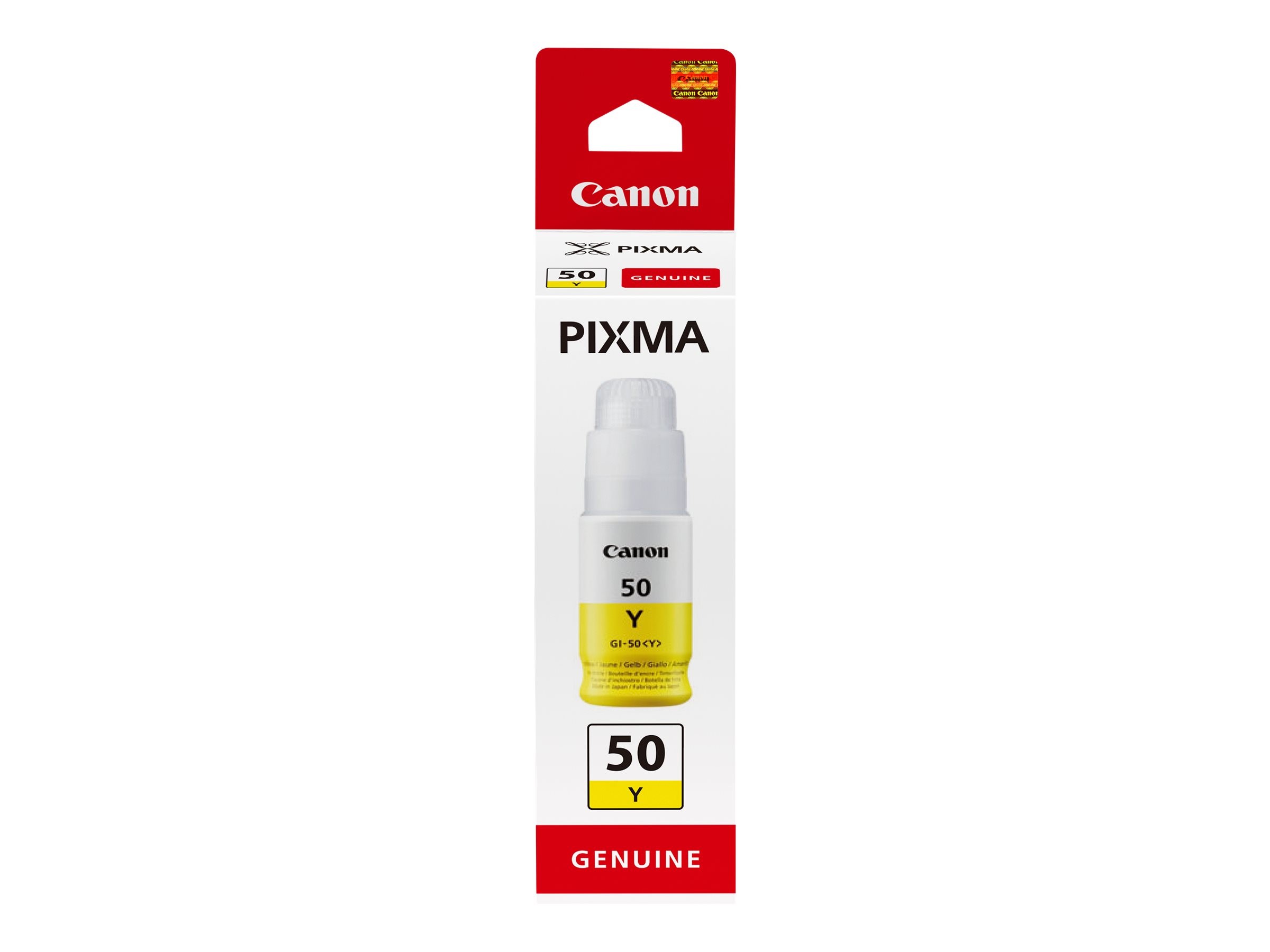 Canon GI-50 Y, Hohe Reichweite, Tintenflasche, Gelb