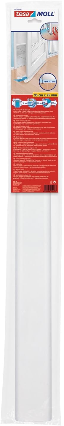 tesamoll Türbodendoppeldichtung 0.95m x 25mm weiß tesamoll Türbodendoppeldichtung 0.95m x 25mm weiß