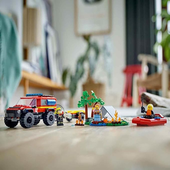 LEGO® 60412 City Feuerwehr - Feuerwehrgeländewagen mit Rettungsboot (301 Teile) LEGO® 60412 City Feuerwehr - Feuerwehrgeländewagen mit Rettungsboot (301 Teile)