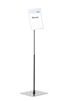 Durable 498123 - Informationsstand - A4 - Metall - Silber - Horizontal/Vertical - 320 mm