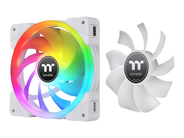 Thermaltake SWAFAN EX12 Computergehäuse Ventilator 12 cm Weiß 3 Stück(e)