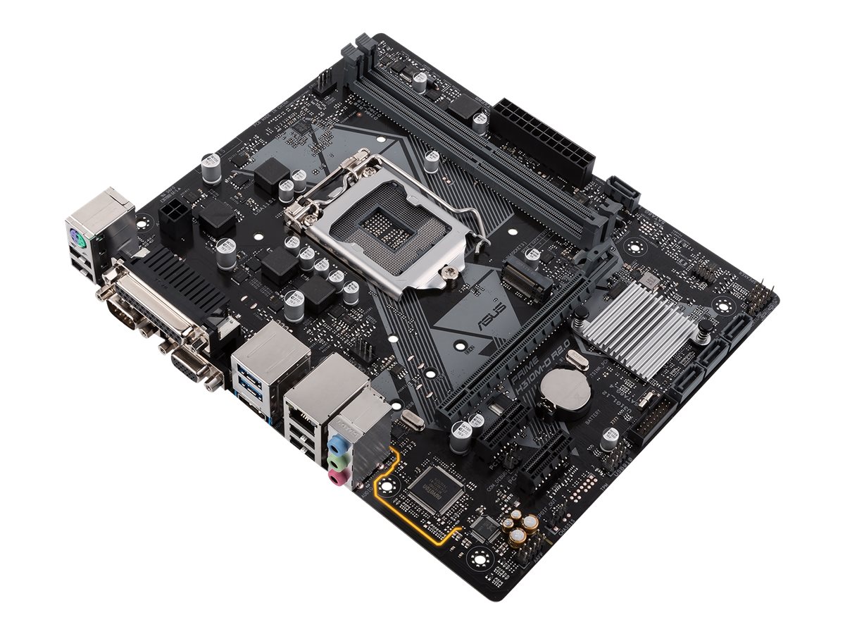 ASUS PRIME H310M-D R2.0 - Motherboard - micro ATX - LGA1151 Socket - H310 Chipsatz - USB 3.1 Gen 1 - Gigabit LAN - Onboard-Grafik (CPU erforderlich)