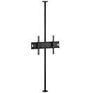 Lindy Befestigungskit (Decke-zu-Boden-Montage) - Free Standing - für Flachbildschirm - Metall, Stahl - Schwarz - Bildschirmgröße: 94-152.4 cm (37"-60")