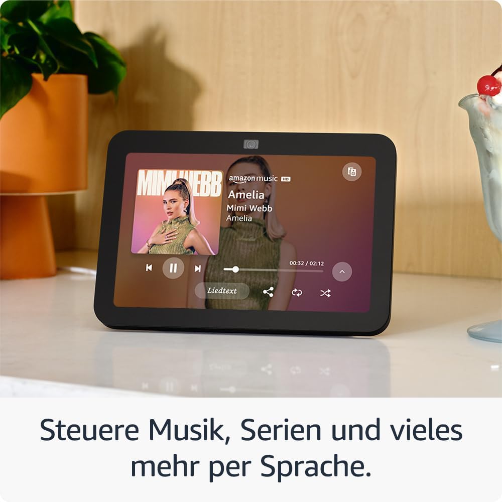 Amazon Echo Show 8 (3rd Generation 2023) Antraciet DE Amazon Echo Show 8 (3rd Generation 2023) Antraciet DE