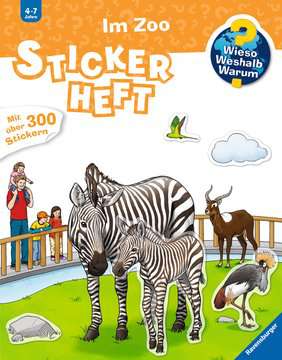 Wieso? Weshalb? Warum? -  Stickerheft - Im Zoo