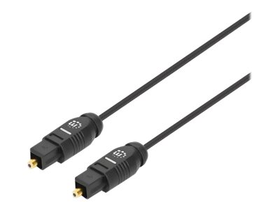 Manhattan 356060 InfiniBand/Glasfaserkabel 1 m Toslink Schwarz