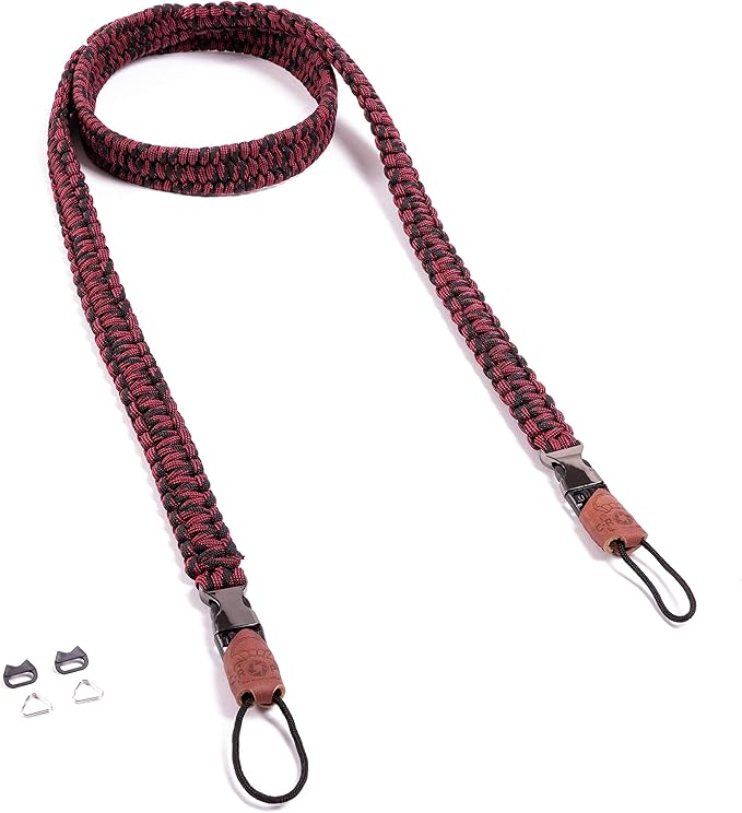 C-ROPE Kameragurt Traveler aus Paracord 140cm Red Dots retail