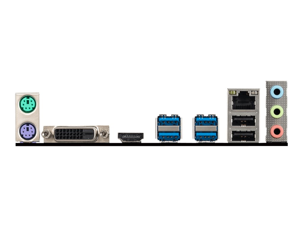 MSI A320M-A PRO MAX - Motherboard - micro ATX - Socket AM4 - AMD A320 Chipsatz - USB 3.2 Gen 1 - Gigabit LAN - Onboard-Grafik (CPU erforderlich)