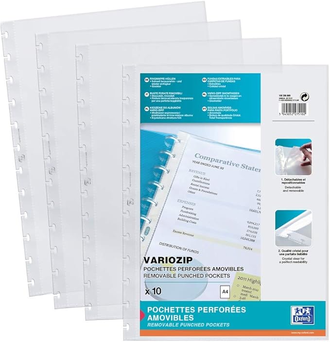 Oxford Prospekthülle Spezialhüllen manageMe! A4 10Stk